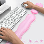 Gel Keyboard and Mouse Wrist Rest, Cute Wrist Support and Arm Support Keyboard - Image 5