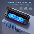 Portable Printer Wireless for Travel，Bluetooth Thermal Printer Support 8.5" X - Image 3