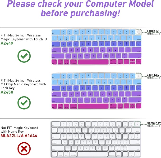 Allinside Silicone Keyboard Cover - Image 3