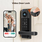 Video Smart Lock with Camera & Doorbell, 5-in-1 Keyless Entry Door Lock with - Image 3