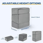 Foot Rest for Under Desk at Work, Adjustable Footrest for Office Chair & Gaming - Image 2
