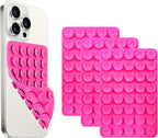 2 Pack Double Sided Silicone Suction Cup Phone Case Mount, Hands-Free Silicon by NTidea