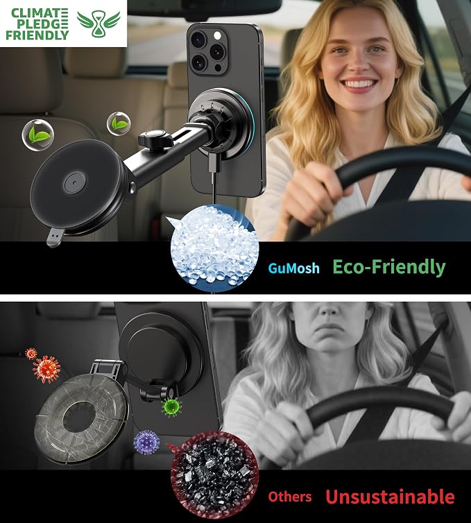 for MagSafe Car Mount Charger Dash/Windshield/Vent Wireless Car Charger with - Image 5