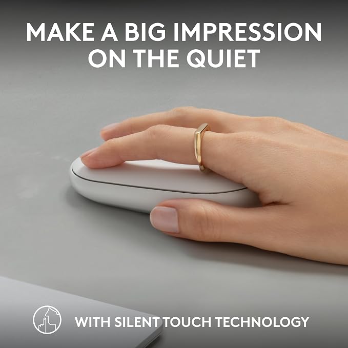 Logitech Pebble Mouse 2 M350s Slim Bluetooth Wireless Mouse, Lightweight - Image 5