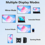 24'' Large Portable Monitor, FHD 120HZ 120% SRGB IPS USB-C HDMI Work Home - Image 5
