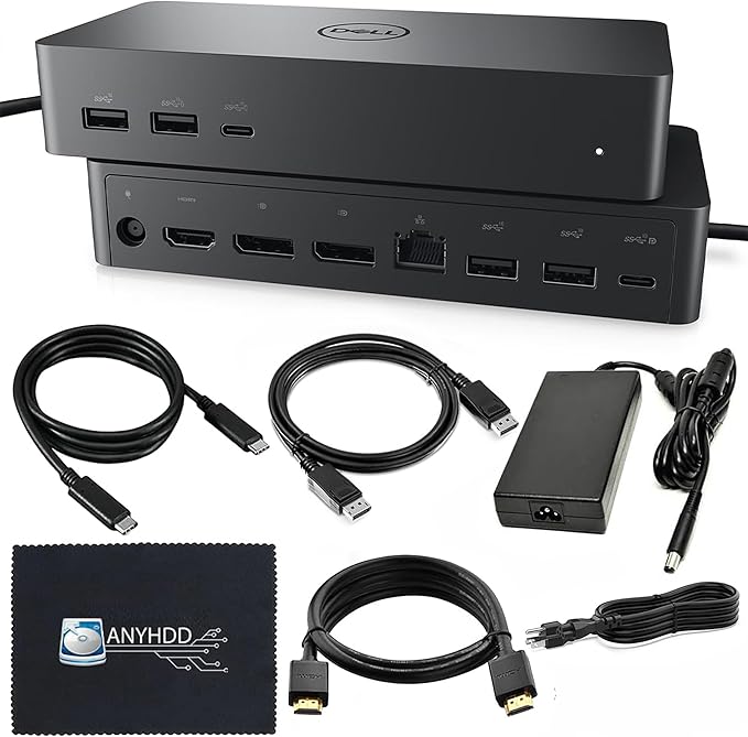UD22 Dell Docking Station Dual Monitor Bundle by ANYHDD