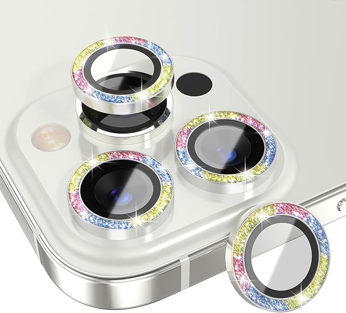 Choiche [3+1 for iPhone 13 Pro/iPhone 13 Pro Max Camera Lens Protector Bling by Choiche