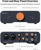 Fosi Audio ZA3 Balanced Stereo Amplifier Home Audio Component Mini 2 Channel - Image 7