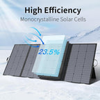 400W Portable Solar Panel, Lightweight Foldable Solar Panels Complete - Image 2