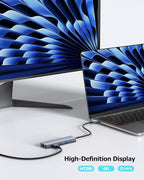 USB C Hub Ethernet HDMI Multiport Adapter - Image 6