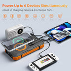Solar Charger Power Bank 49800mAh Wireless Portable Phone Charger, 22.5W QC3.0 - Image 3