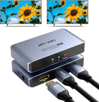 MT-VIKI 4K@120Hz HDMI Splitter 1 in 2 Out Aluminum HDMI Splitter 2.1, 8K@60Hz by MT-VIKI
