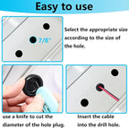 Rubber Grommet Kit Closed Firewall Grommet 7 Sizes 7/25" 3/8" 1/2" 5/8" 3/4" - Image 5