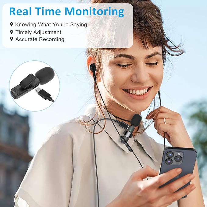 MAYBESTA Wireless Lavalier Lapel Microphone - Image 6