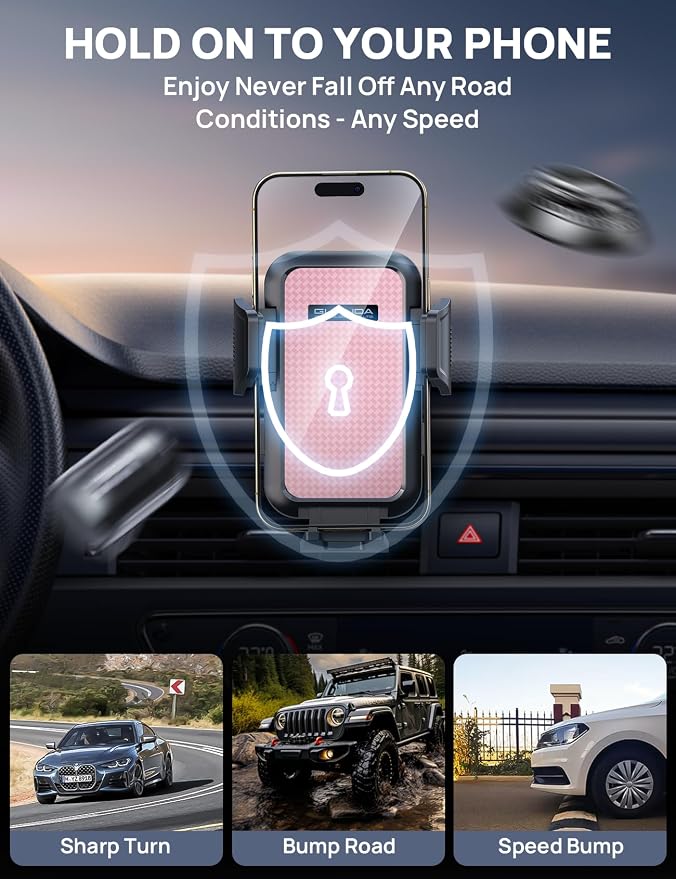 Dashboard Phone Holders for Your Car, Car Cell Phone Holder, Rotatable Suction - Image 7