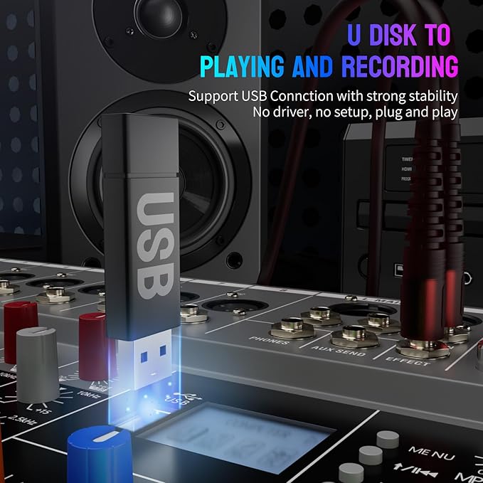 NEW BAXS Professional DJ Audio Mixer - Image 6