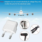 6 Pack US to Europe Plug Adapter - Image 4