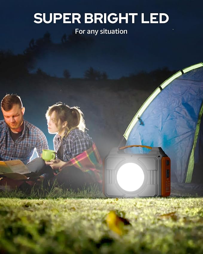 Solar Powered Generator 300W Rated, Portable Solar Generator Power Station - Image 6