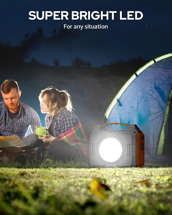 Portable Power Station Bank 300W Rated, 220Wh Solar Powered Power Bank - Image 6