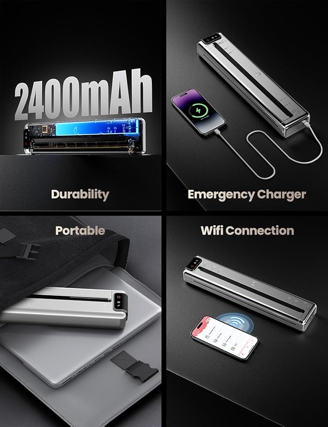 Phomemo Q302 Upgraded Portable Printers Wireless - Image 3