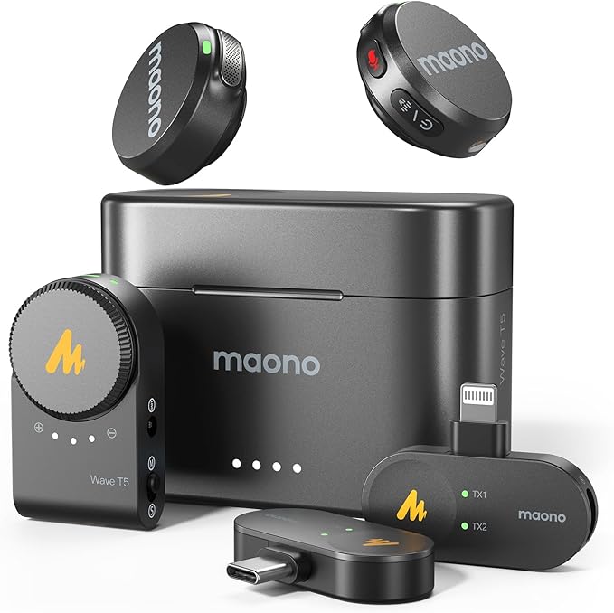 MAONO Wireless Lavalier Microphone by MAONO