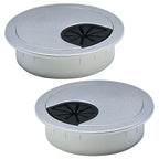 2 Pcs Desk Grommet 2-3/8" / 60 mm, Desk Cord Hole Cover, Cable Grommet ABS by EASYEAH