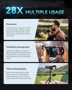 MIAO LAB 28X HD Telephoto Lens for iPhone Pro Max/Samsung/Android | High Power - Image 2