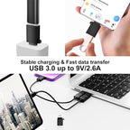 USB C to USB Adapter 6 Pack, USBC to USBA Adapter, Type-C Male USB-A Female OTG - Image 4