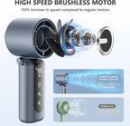 Portable Handheld Mini Fan, Speed Adjustable Turbo Personal Fan, 4000mAh - Image 2