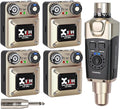 Xvive U45R4 Wireless in Ear Monitor System 5.8ghz IEM System 1 Transmitter and by Xvive