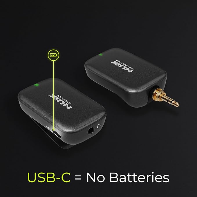 NUX B-7PSM 5.8 GHz Wireless in-Ear Monitor System, Stereo IEM, Charging Case - Image 4