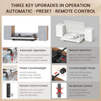1 BY ONE Fully Automatic Record Player, HiFi Vinyl Turntable - Image 3