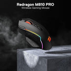 Redragon M810 Pro Wireless Gaming Mouse, 10000 DPI Wired/Wireless Gamer Mouse - Image 2