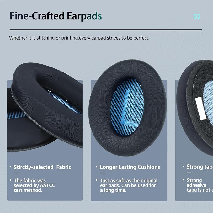 Fabric Comfort -Wzsipod Ear Pads - Image 4