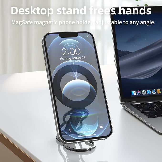RESPECTED-BRO-Magnetic-Phone-Grip-Stand-with-Finger-Strap, 4-in-1 Magnetic Ring - Image 7
