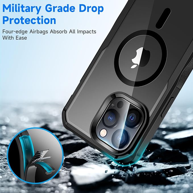 seacosmo for iPhone 14 Pro Case, Full Body Bumper - Image 5