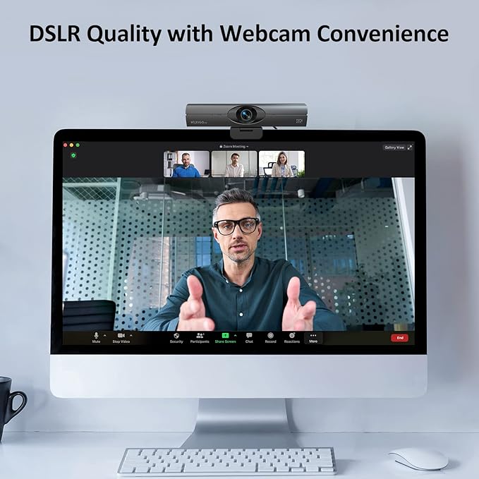 NexiGo Iris, 4K AI Webcam with 1/1.8" Sony_Sensor, Onboard Flash Memory - Image 3