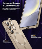 Magnetic for Samsung Galaxy S24 Plus Case Slim Soft Silicone Bumper Shockproof - Image 4
