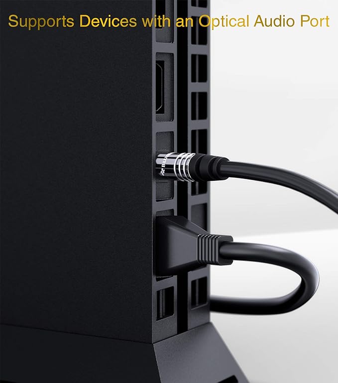 BlueRigger Digital Optical Audio Toslink Cable - Image 4