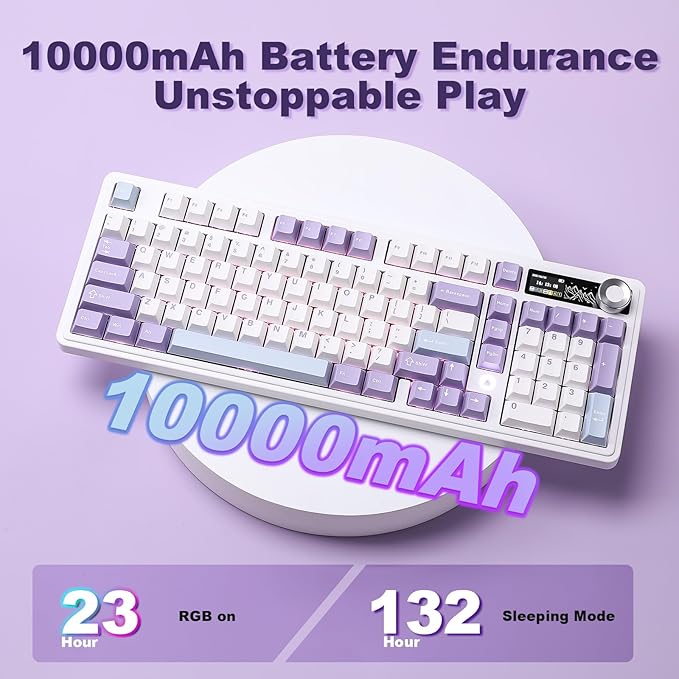 AJAZZ AK980 Mechanical Keyboard, Creamy & Thocky - Image 8