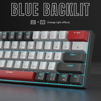 60% Mechanical Gaming Keyboard, Mixed Color Keycaps Gaming Keyboard - Image 4