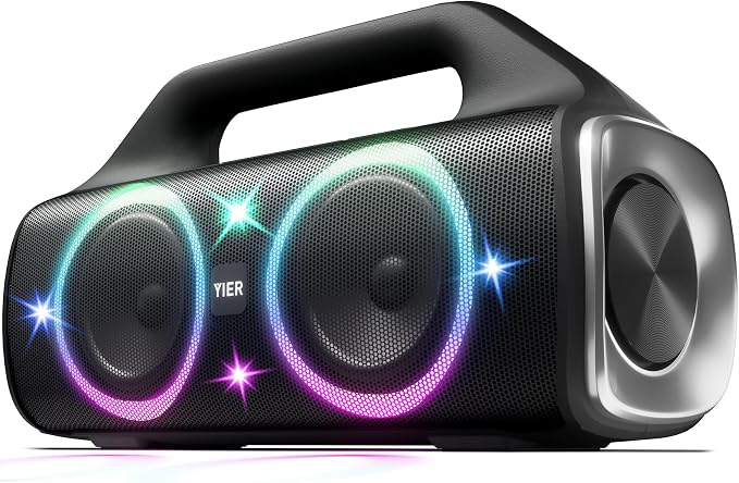 Speakers, 80w Portable Wireless Speaker by YIER