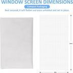48"x102" Window Screen Mesh, Fiberglass Window Screen, Screen Door Mesh - Image 2