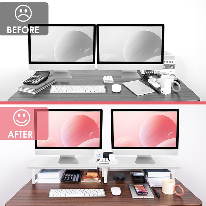 Across-Star Dual-Monitor Stand for Desk - Image 7