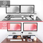 Across-Star Dual-Monitor Stand for Desk - Image 7