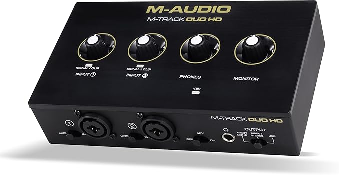 M-AUDIO M-Track Duo HD Audio Interface 24bit 192kHz - Image 10