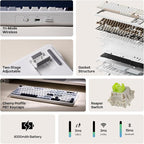 EPOMAKER X Aula F108 PRO Wireless Gaming Keyboard - Image 2