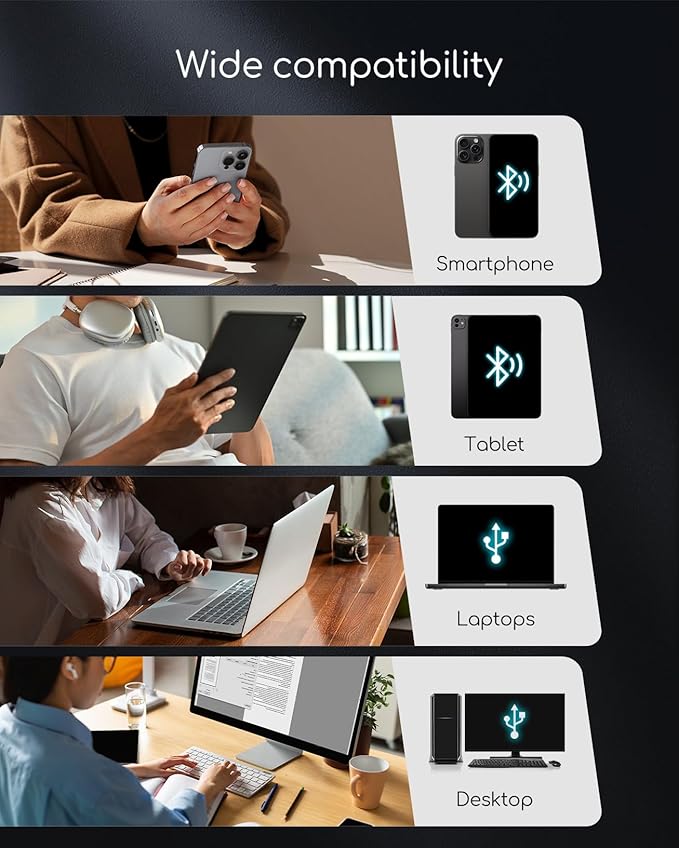 Portable Printers Wireless for Travel, Inkless Thermal Printer, Small Bluetooth - Image 2