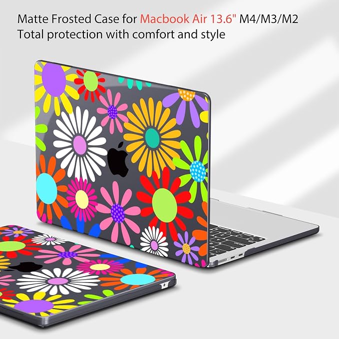 Teryeefi Compatible for MacBook Air 13.6 inch Case A3240 A3113 A2681, - Image 4