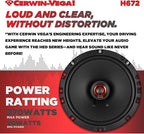 CERWIN-VEGA! HED 2025 Edition -6.75" Coaxial Speaker-H672 - Image 4